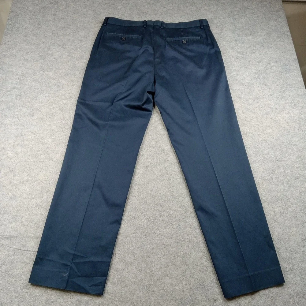 Banana Republic‎ Pants Mens 35x32 Navy Non Iron Chino Tailored Slim Fit Dress